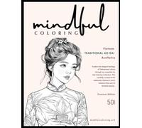 Vietnam Ao Dai Aesthetics Coloring Book