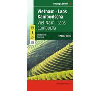 Vietnam-Laos-Cambogia: Wegenkaart 1:900 000: 186