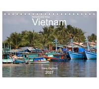 Vietnam - Momente einer Reise (Tischkalender 2027 DIN A5 quer), CALVENDO Monatskalender: Ein Land voller Kontraste