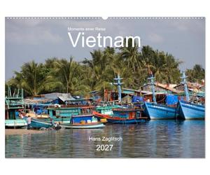 Vietnam - Momente einer Reise (Wandkalender 2027 DIN A2 quer), CALVENDO Monatskalender: Ein Land voller Kontraste
