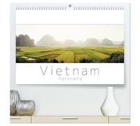 Vietnam Panorama (hochwertiger Premium Wandkalender 2026 DIN A2 quer), Kunstdruck in Hochglanz: Vietnam Panorama Kalender (Nord-, Zentral-, Südvietnam)