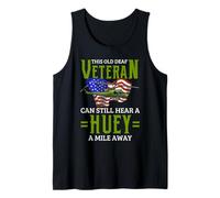 Vietnam Veterano Elicottero Pilota - Ascolta Un Huey A Mile Away Canotta
