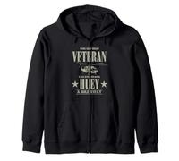Vietnam Veterano Elicottero Pilota - Ascolta Un Huey A Mile Away Felpa con Cappuccio