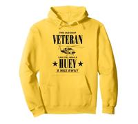 Vietnam Veterano Elicottero Pilota - Ascolta Un Huey A Mile Away Felpa con Cappuccio