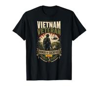 Vietnam Veterano Onore e Sacrificio Maglietta