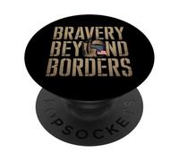Vietnam Veterano USA Bandiera Patriottica Soldato Veterans Day PopSockets PopGrip Adesivo