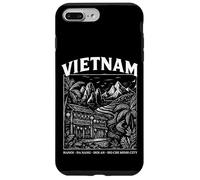 Vietnam Viaggi Souvenir Città Vietnamite Vintage Custodia per iPhone 7 Plus/8 Plus