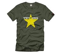 Vietnam War USA Militare Viet Cong - T Shirt # 2236 Oliva Medium