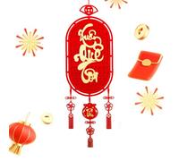 Vietnamese New Year Banner - 2025 Happy New Year Spring New Year Pendant, Vietnamese New Year 2025 Snake Decorations | Flocking Cloth Festival Decoration, Lunar New Year Decorations For Snake New Year