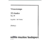 VIEUXTEMPS - Estudios (32) Op.48 para Violin (Hubay)