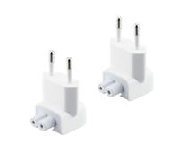 VIEVRE Adattatore CA da 2 Pezzi, Spina Europea, Spina Europea per Spina Sostitutiva dell'alimentatore Apple per MacBook, iPad, connessione Sostitutiva del convertitore del Caricabatterie