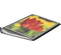 View 100, formato A4, con maniche e tasche nella parte anteriore, colore: nero