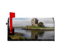 View of The Dunguaire Castle - Copertura magnetica per cassetta postale, dimensioni standard, 53,3 x 45,7 cm, copertura magnetica per cassetta delle lettere, decorazioni per la casa e il giardino
