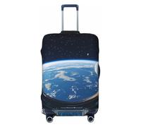 View The Sci-Fi Planet from The Space Station - Copertura elastica da viaggio per valigia, con stampa, antigraffio, Nero , M