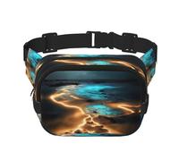 View under the moon - Marsupio alla moda stampato, unisex