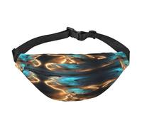 View under the moon Marsupio da viaggio a tracolla, adatto per sport, corsa, ciclismo, viaggi, pesca, ragazzi grande marsupio