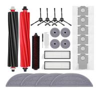 VIEWALL Accessori per Roborock S8 MaxV Ultra,2 Spazzole Principali,4 Filtri HEPA,4 Mop,4 Mop Laterali,4 Sacchi per Polvere,4 Spazzole Laterali,1 Spazzola Autopulente,1 Cacciavite