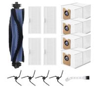 VIEWALL Kit di accessori C10 di ricambio per aspirapolvere robot eufy C10, 1 spazzola principale, 4 spazzole laterali, 4 filtri HEPA, 4 sacchetti di ricambio, 1 strumento di pulizia, 1 cacciavite