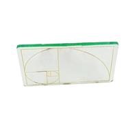 Viewfinder Compositivo, Rapporto Dorato Composizione Viewfinder Golden Rapport Paint Strumento Viewen Golden Viewfinder, Viewfinder Golden Ratio Viewfinder, Viewfinder Grid Clear Golden Slip V