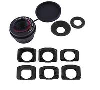 Viewfinder della Fotocamera, Occhio per Occhiale da Miliare a Fuoco Fisso 1.51x Eyecup per Magnificatore con 6 Basi di Montaggio per Ingrandimento per la Fotocamera DSLR