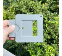 Viewfinder per Artisti 2pcs, Visualizza Finder con Meccanismo Scorrevole, Isolamento del Colore Disegno Vista Acquiszione Isolamento del Colore per la Pittura Disegno Fotografia