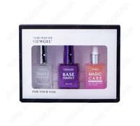 VIEWGEL PH-PREP + Base Perfect + Vitamin Magic Care SET Nail Art coreana