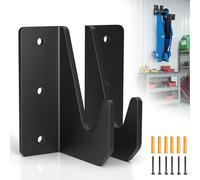 ViewKurM Supporto da parete per cric da pavimento, resistente, in acciaio inox, organizer per cric idraulico da pavimento e rimorchi auto, carico massimo 299,4 kg, adatto per martinetti da 2-3