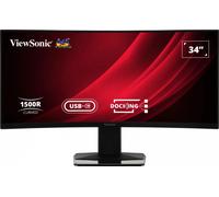 LED monitor - 2K Curved - 34inch - 300 nits - resp 3,5ms - incl 2x2W speakers - docking monitor