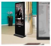 Viewsonic EP5542T visualizzatore di messaggi Design totem 139,7 cm (55") LED 450 cd/m² 4K Ultra HD Nero Touch screen Android 8.0