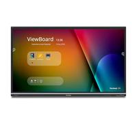 ViewSonic IFP7551 75 Inch 4K ViewBoard Interactive Smart Board con software educativo integrato, Android 14, Google EDLA, tocco a 50 punti, microfono integrato, HDMI, VGA, hub USB e ingressi USB C