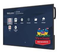 VIEWSONIC MON 43DS UHD MM DVI HDMI VESA 4K 500NIT 8GB 32GB ANDR 14 24/7 PD65W