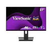 ViewSonic Monitor IPS VG2762-4K 27" 4K, HDMI x2, DisplayPort, antiriflesso, compatibile VESA, 10-bit, HDR10, ergonomico, Eye ProTech