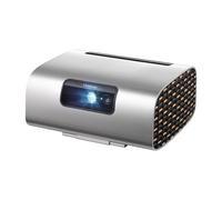 ViewSonic Proiettore intelligente laser RGB portatile M10 con altoparlante Harman Kardon, argento