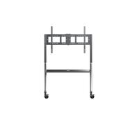 ViewSonic VB-STND-009 Carrello con ruote, compatibile con LFD da 55 a 105 Ruote a 360° silenziose e regolabili in altezza con freni a sgancio rapido - Nouvo