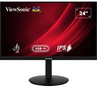 ViewSonic VG2409U-2 Monitor IPS senza cornice FHD da 24" con 2 HDMI, DisplayPort in, uscita DisplayPort, USB tipo C, Ethernet RJ45, USB, Daisy Chain, supporto ergonomico completo