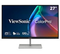 ViewSonic ColorPro VP2766-2K Monitor 27" 2K QHD, convalida Pantone, Delta E<2, 100% sRGB, 90W USB-C, 120Hz, Monitor creativo per progettazione grafica e editing video, ergonomico, TUV Flicker Free