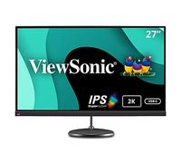 VIEWSONIC VX2785-2K-MHDU 27" 2K WQHD IPS Monitor con HDMI, DisplayPort, USB-C, Eye Care per il lavoro e l'intrattenimento a casa, nero