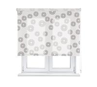VIEWTEX Tenda a Rullo Pasodoble Printed Bianco e Marrone 150 X 250cm - Made in Europe - 5 Anni di Garanzia