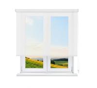 VIEWTEX Tenda a Rullo Screen 10% Grado di Apertura Bianco 135 x 250 cm - Made in Europe - 5 Anni di Garanzia