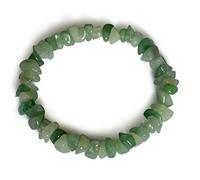 Vifaleno Avventurina Verde Braccialetto, Naturale, schegge, 5-8mm