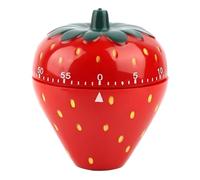 VIFER Timer da Cucina a Forma di Fragola 60 Minuti Timer da Cucina Meccanico con Allarme Forte per Bambini e Adulti Cottura Barbecue Aula