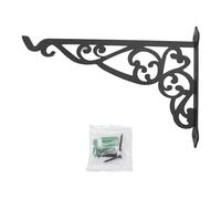 VIFERR Iron Iron Multifunzionale Gancio di Piante Decorative per Esterno, Staffa appesa Nera Adatto per mangiatoie per la Lanterna del per mangiatoia per Uccelli