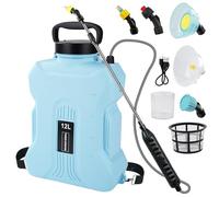 VIFERR Siringa elettrica da giardino per infestanti da giardino, siringa per erbacce, spruzzatore d'acqua, capacità 12 l