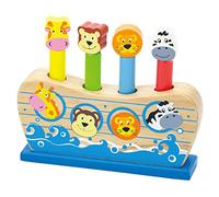 VIGA Animali Pop up in Legno, Colore Noah's Ark, Small, 50041