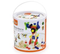 VIGA - Costruzioni in Legno - 68 Pezzi, Multicolore