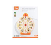 Viga gioco da parete - ruota delle emozioni in legno, FSC, Montessori