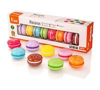 VIGA Set di 8 Macarons di Legno, 50807