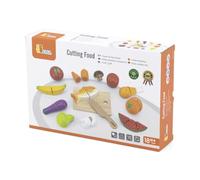 VIGA set di alimenti in legno da tagliare