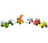 VIGA - Set di Piccole Automobili in Legno # 59621 - 6 Pezzi