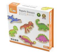 VIGA Toys 50289 - Dinosauri magnetici in Legno, 20 Pezzi